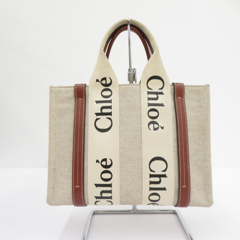 Chloe | クロエ Woody スモール トート トートバッグ CHC21US385E6690U ベージュ