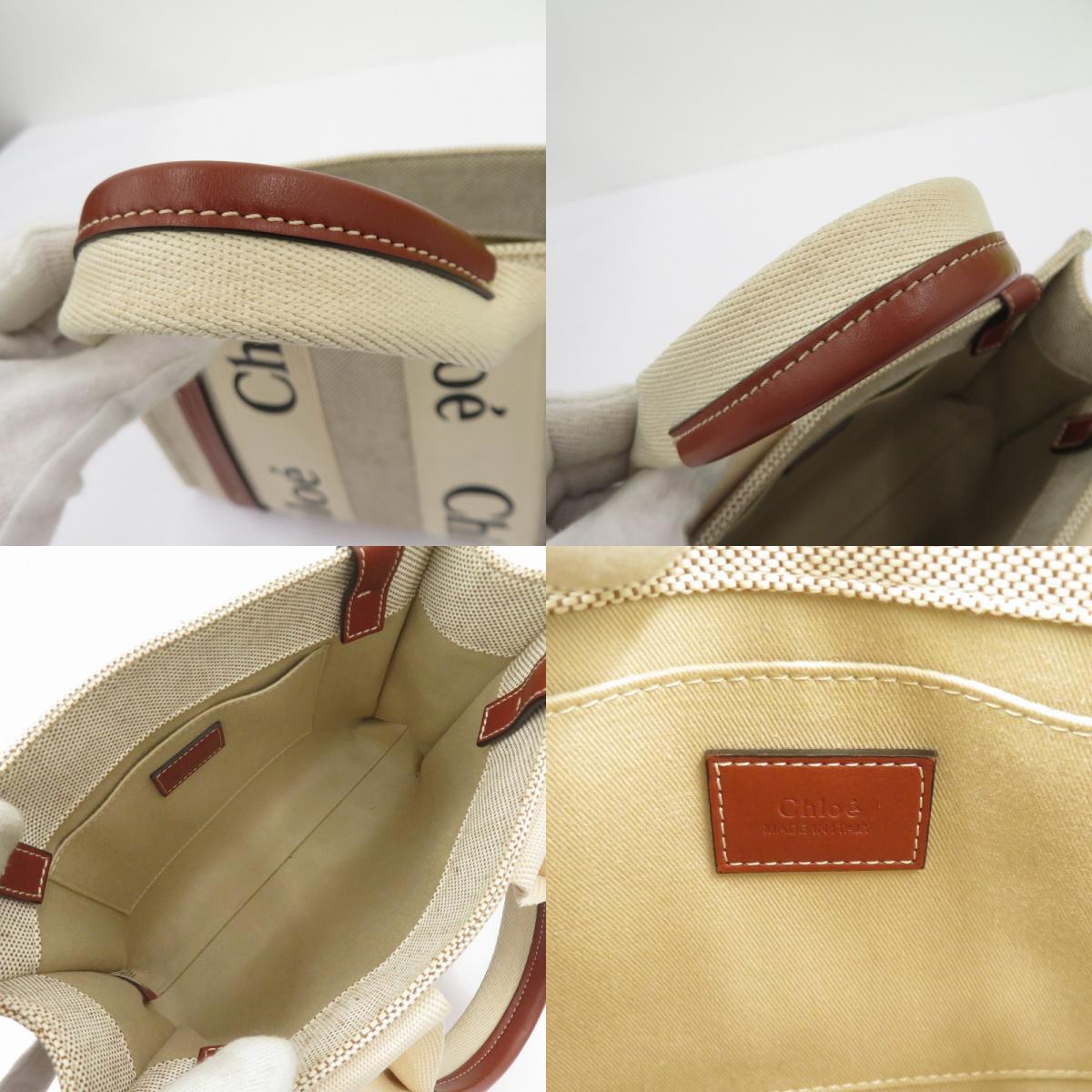 Chloe | クロエ Woody スモール トート トートバッグ CHC21US385E6690U ベージュ