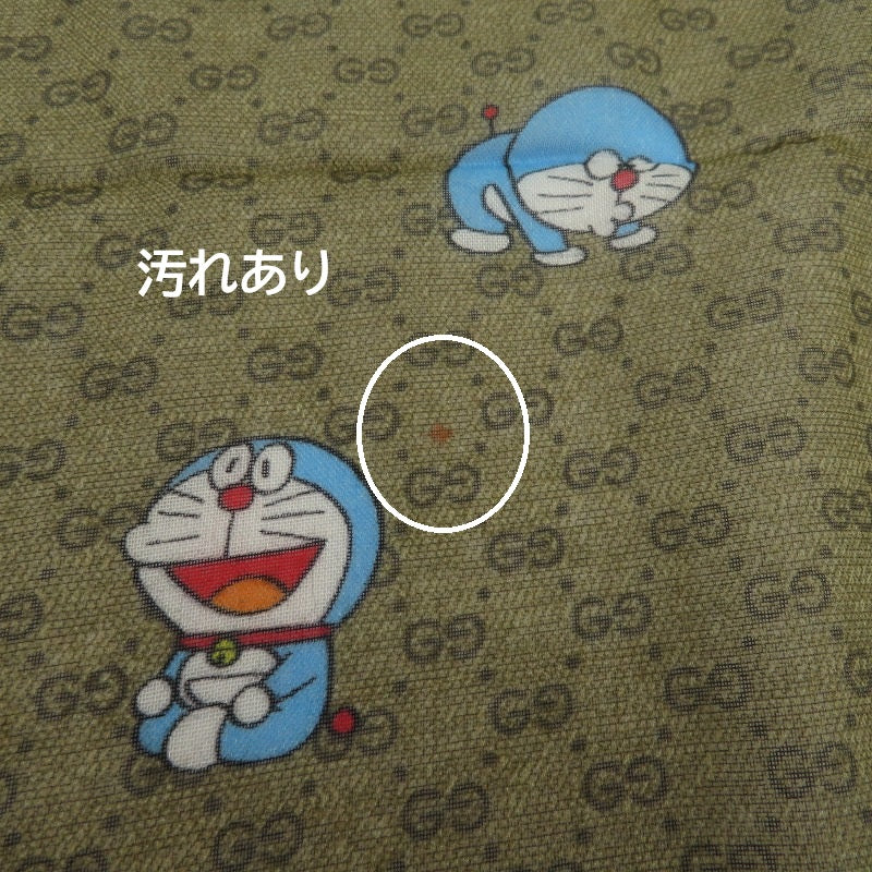 GUCCI | グッチ × ドラえもん ストール マフラー 654639 4GAAT ブラウン