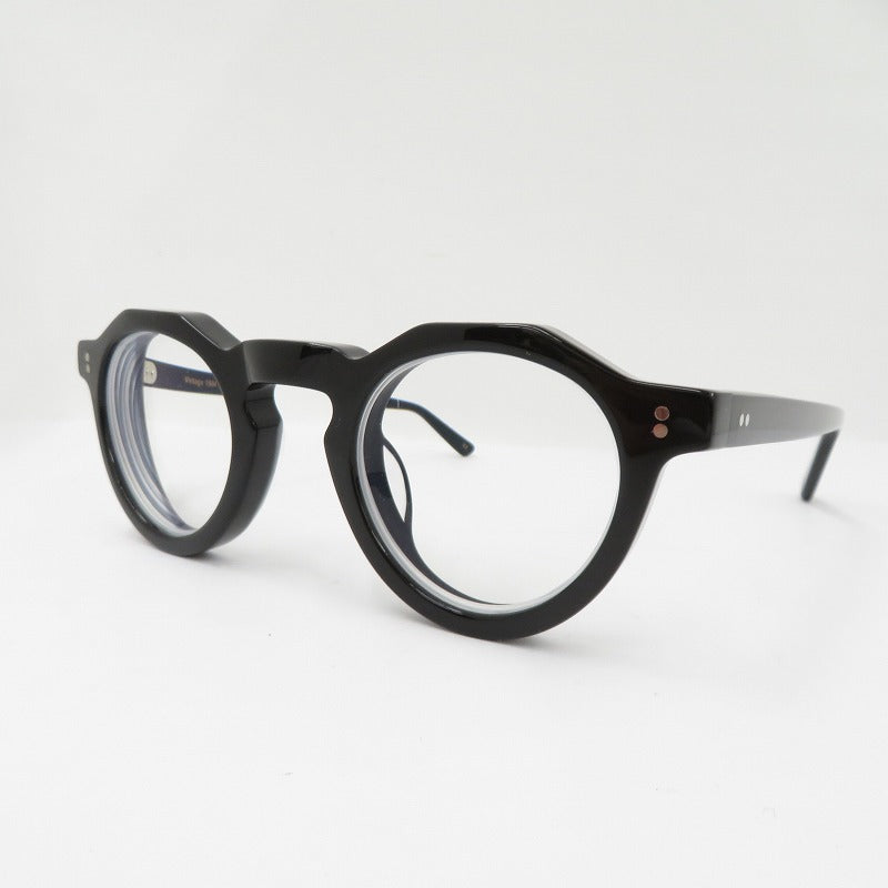 Lesca LUNETIER | レスカルネティエ VINTAGE 1964 度入り メガネ ブラック サイズ：不明