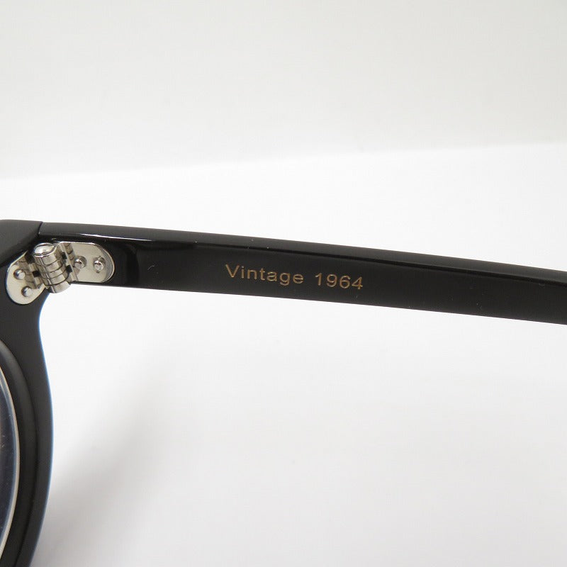 Lesca LUNETIER | レスカルネティエ VINTAGE 1964 度入り メガネ ブラック サイズ：不明