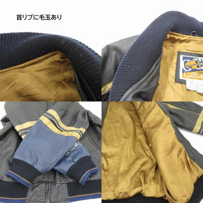 VINTAGE衣料 | ヴィンテージイリョウ CARL BANKS Rams ジャケット レザー サイズ：2XL ブラック【瀬戸大橋店】