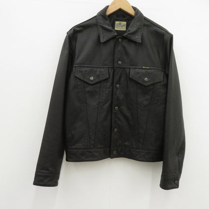 Wrangler | ラングラー 牛革 ジャケット レザー M4052-19 ブラック サイズ：L【瀬戸大橋店】