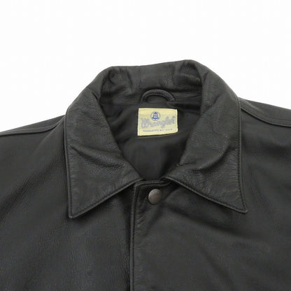 Wrangler | ラングラー 牛革 ジャケット レザー M4052-19 ブラック サイズ：L【瀬戸大橋店】