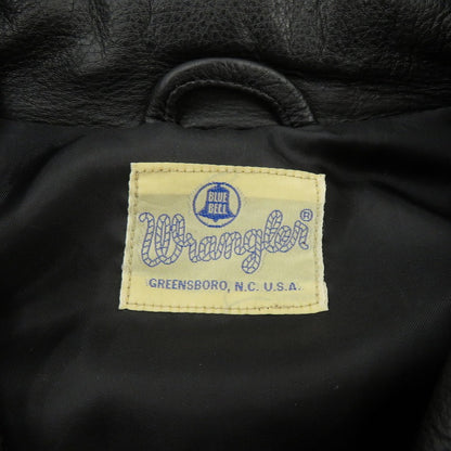 Wrangler | ラングラー 牛革 ジャケット レザー M4052-19 ブラック サイズ：L【瀬戸大橋店】