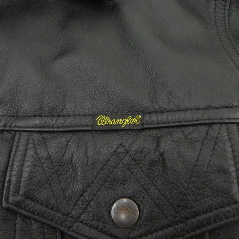 Wrangler | ラングラー 牛革 ジャケット レザー M4052-19 ブラック サイズ：L【瀬戸大橋店】