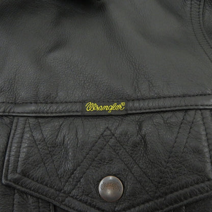 Wrangler | ラングラー 牛革 ジャケット レザー M4052-19 ブラック サイズ：L【瀬戸大橋店】