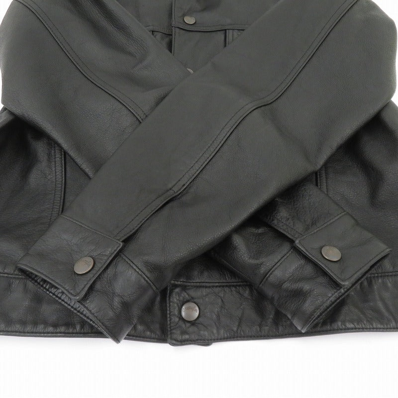 Wrangler | ラングラー 牛革 ジャケット レザー M4052-19 ブラック サイズ：L【瀬戸大橋店】