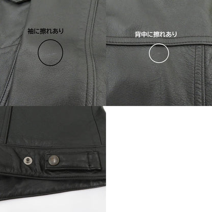 Wrangler | ラングラー 牛革 ジャケット レザー M4052-19 ブラック サイズ：L【瀬戸大橋店】