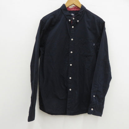 STUSSY | ステューシー 長袖シャツ ネイビー サイズ：M【瀬戸大橋店】