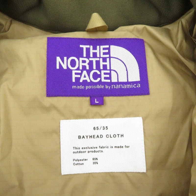 THE NORTH FACE PURPLE LABEL | ザノースフェイスパープルレーベル 65/35 Field Down Jacket ダウンジャケット N24FA045 カーキ サイズ：L【瀬戸大橋店】