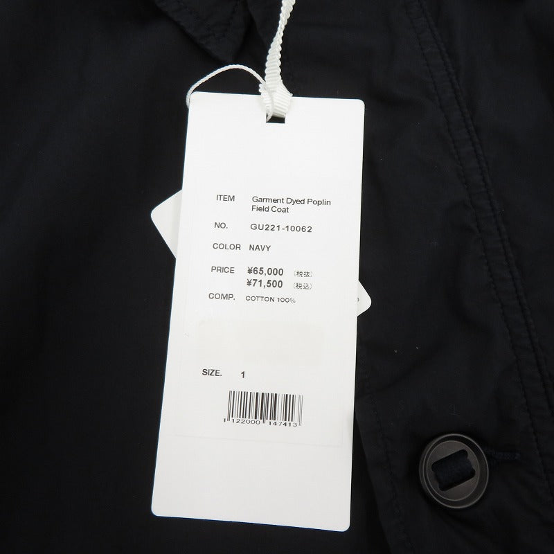 Graphpaper | グラフペーパー Garment Dyed Poplin Field Coat コート ジャケット その他アウター GU221-10062 ネイビー サイズ：1【瀬戸大橋店】
