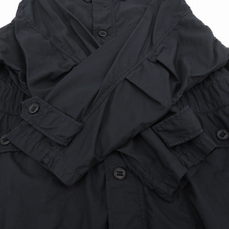 Graphpaper | グラフペーパー Garment Dyed Poplin Field Coat コート ジャケット その他アウター GU221-10062 ネイビー サイズ：1【瀬戸大橋店】