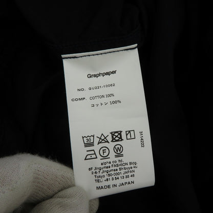 Graphpaper | グラフペーパー Garment Dyed Poplin Field Coat コート ジャケット その他アウター GU221-10062 ネイビー サイズ：1【瀬戸大橋店】