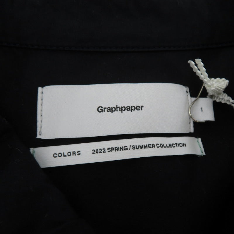 Graphpaper | グラフペーパー Garment Dyed Poplin Field Coat コート ジャケット その他アウター GU221-10062 ネイビー サイズ：1【瀬戸大橋店】