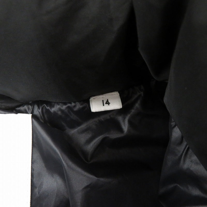 GYMPHLEX | ジムフレックス ダウン ショート ジャケット ダウンジャケット GY-A0555 TFE サイズ:14 ブラック【瀬戸大橋店】