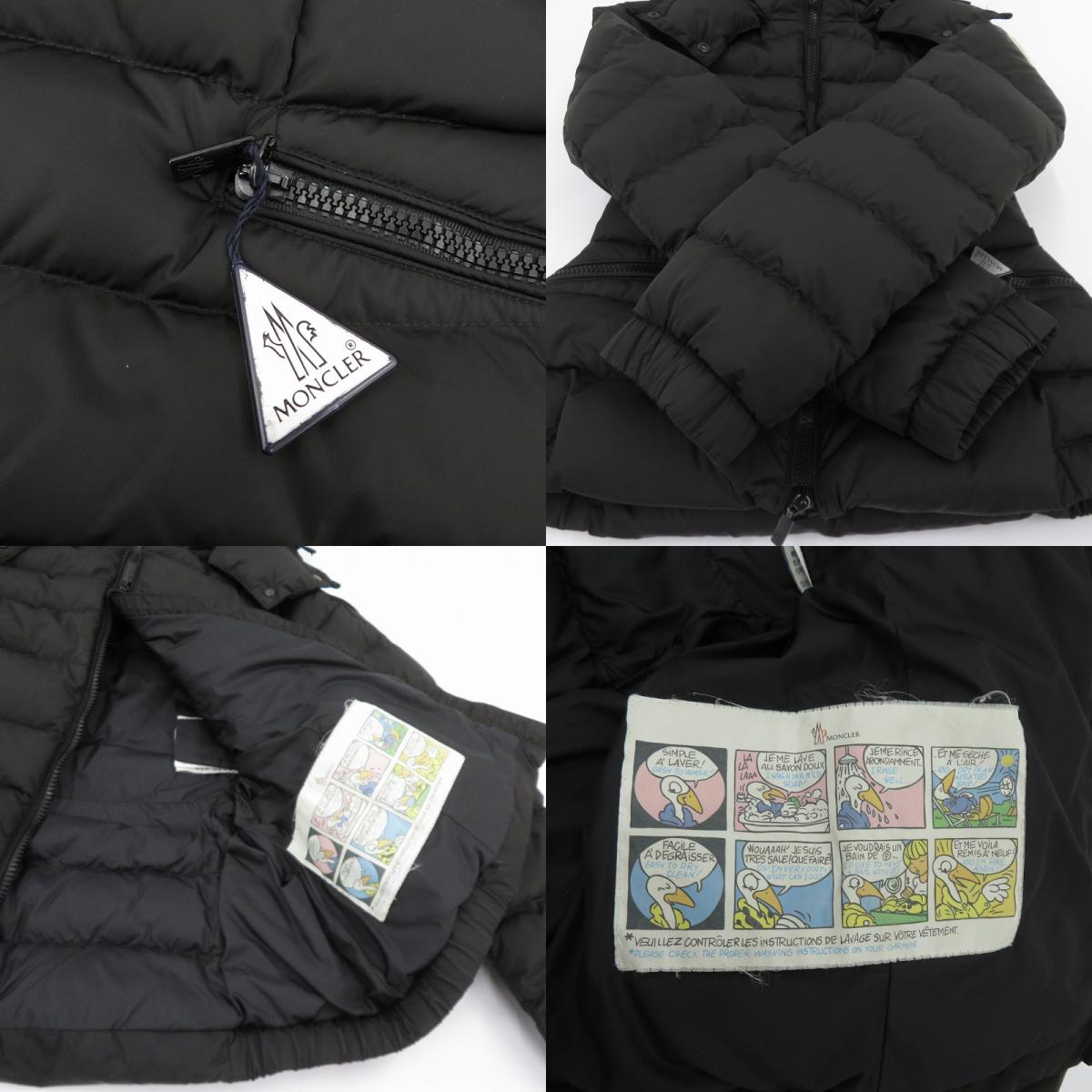 MONCLER | モンクレール SABY GIUBBOTTO ダウンジャケット 420934633105 54155 サイズ:0 ブラック【瀬戸大橋店】