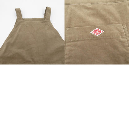 Danton | ダントン CORDUROY SALOPETTE PANTS オーバーオール サロペット DT-E0002 MJC ブラウン サイズ：36【瀬戸大橋店】