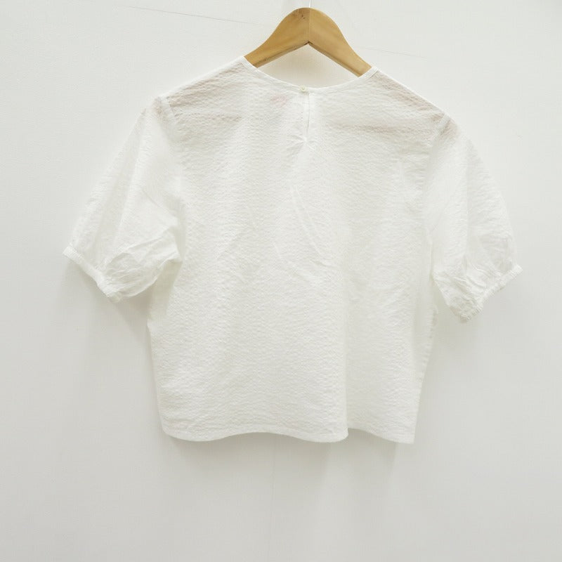 Danton | ダントン プルオーバーシャツ 半袖シャツ DT-B0439 UKK ホワイト サイズ：38【瀬戸大橋店】