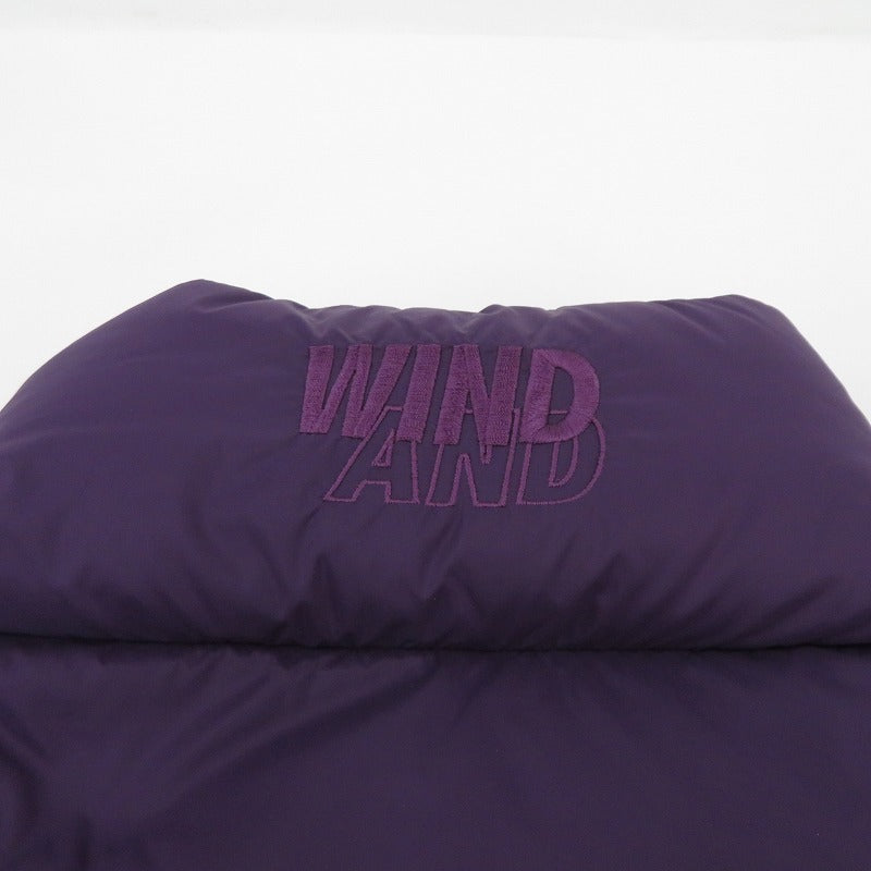 WIND AND SEA | ウィンダンシーウインダンシー ×TAION WDS VOLUME DOWN VEST ダウンベスト パープル サイズ：L【瀬戸大橋店】