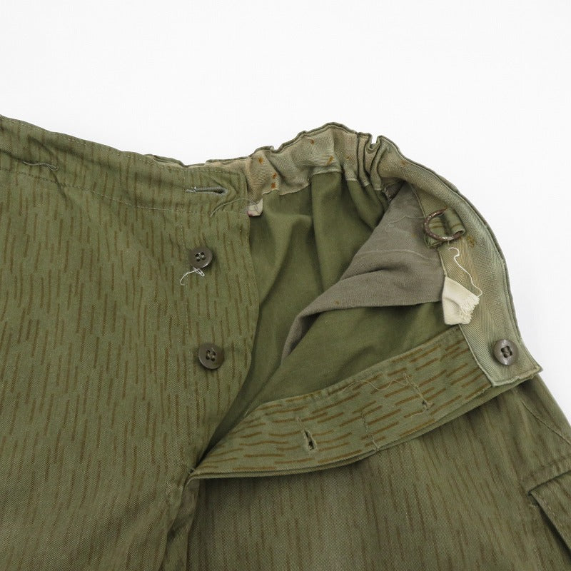 MILITARY衣料 | ミリタリーイリョウ 旧東ドイツ軍 NVA レインドロップカモ カーゴパンツ M48/約W90 マルチカラー【瀬戸大橋店】
