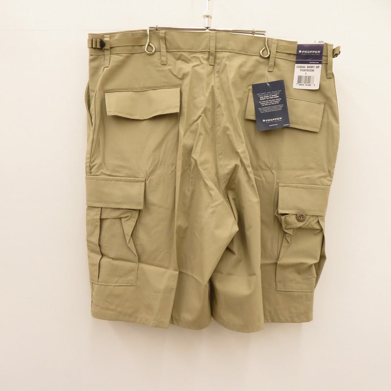 PROPPER | プロッパー カーゴ ショーツ ショートパンツ F526155250 ブラウン サイズ：L【瀬戸大橋店】