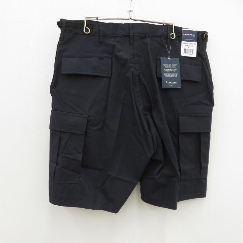 PROPPER | プロッパー カーゴ ショーツ ショートパンツ F526155405 ネイビー サイズ：L【瀬戸大橋店】