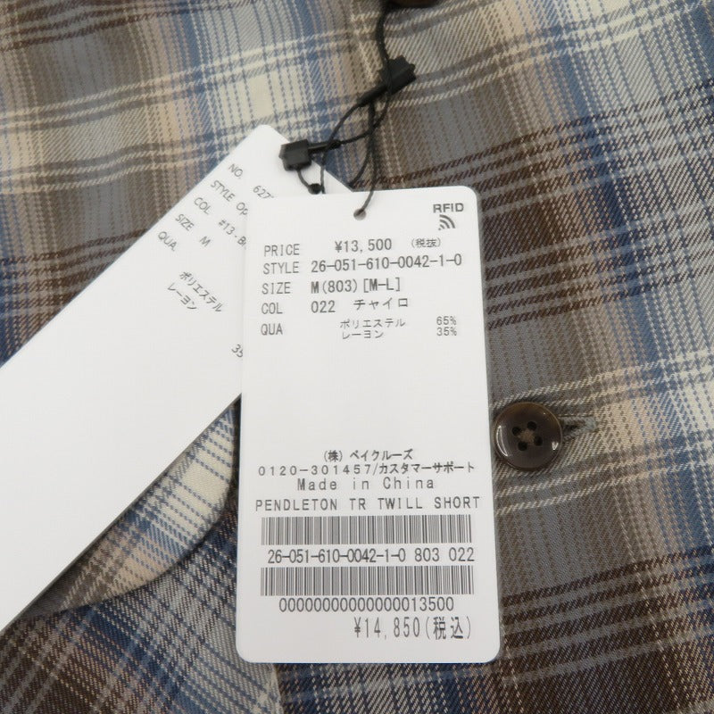PENDLETON | ペンドルトン チェック柄 半袖シャツ 6275-4212 マルチカラー サイズ：M【瀬戸大橋店】