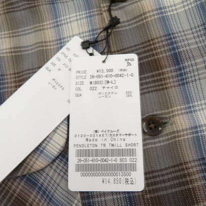 PENDLETON | ペンドルトン チェック柄 半袖シャツ 6275-4212 マルチカラー サイズ：M【瀬戸大橋店】