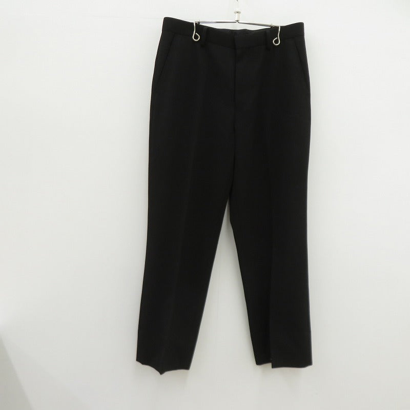 AURALEE | オーラリー WOOL MAX GABARDINE SLACKS スラックス その他ボトムス A20AP02MG ブラック サイズ：4【瀬戸大橋店】