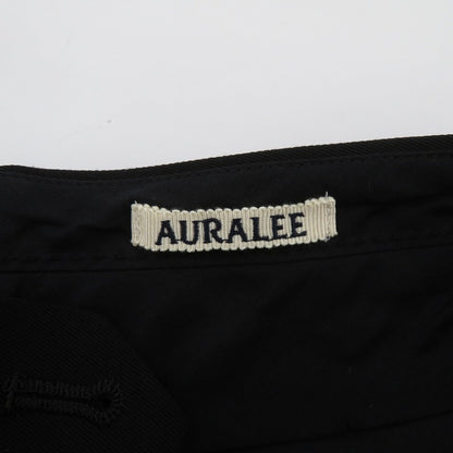 AURALEE | オーラリー WOOL MAX GABARDINE SLACKS スラックス その他ボトムス A20AP02MG ブラック サイズ：4【瀬戸大橋店】