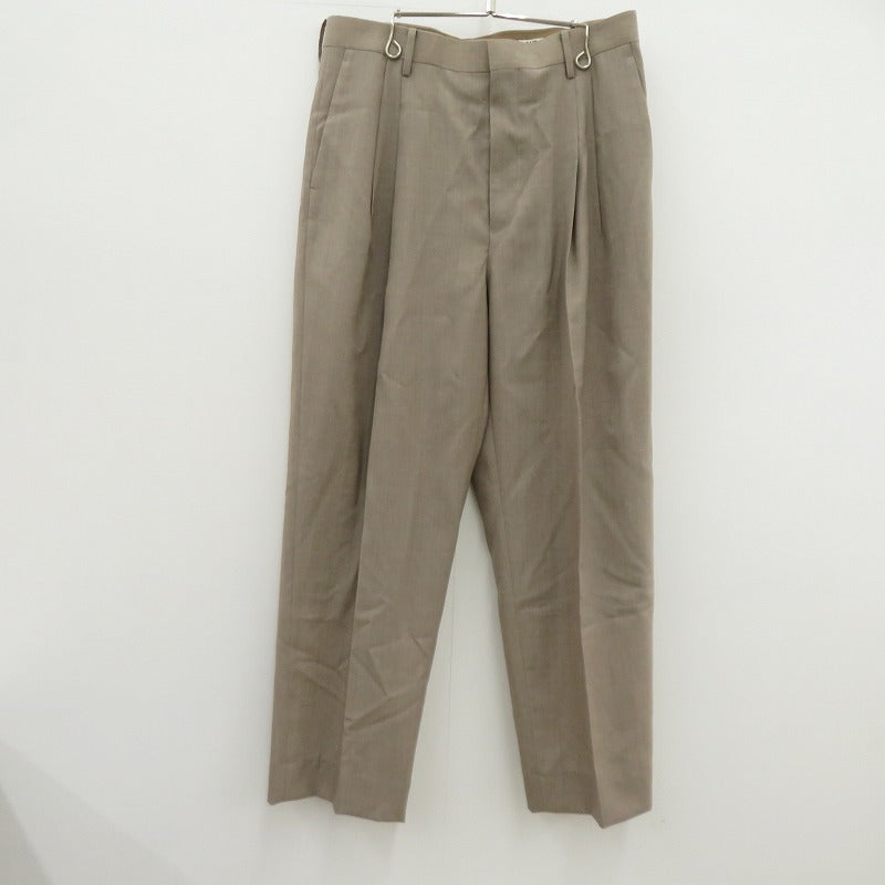 AURALEE | オーラリー WASHABLE WOOL TROPICAL SLACKS スラックス その他ボトムス A21SP02WH ベージュ サイズ：4【瀬戸大橋店】