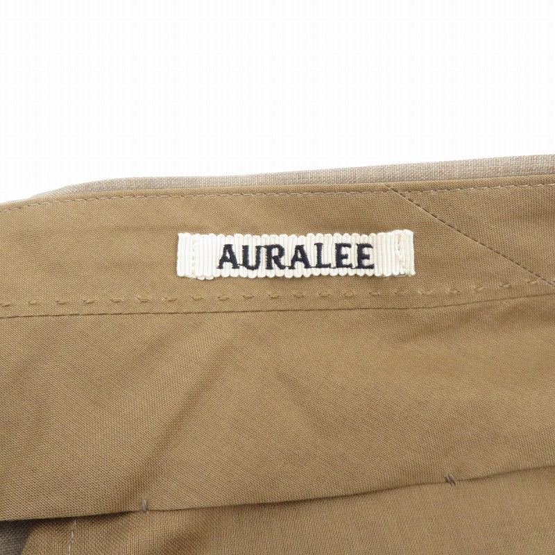 AURALEE | オーラリー WASHABLE WOOL TROPICAL SLACKS スラックス その他ボトムス A21SP02WH ベージュ サイズ：4【瀬戸大橋店】
