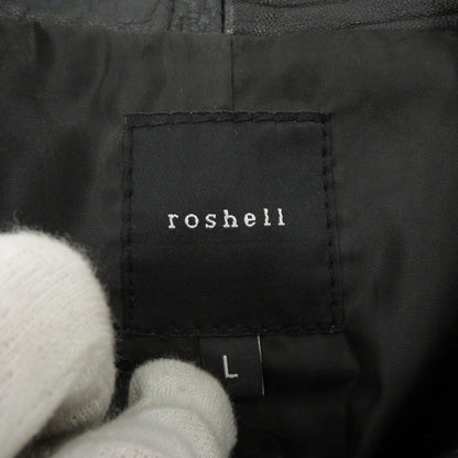 roshell | ロシェル ジャケット レザー ブラック サイズ：L【瀬戸大橋店】