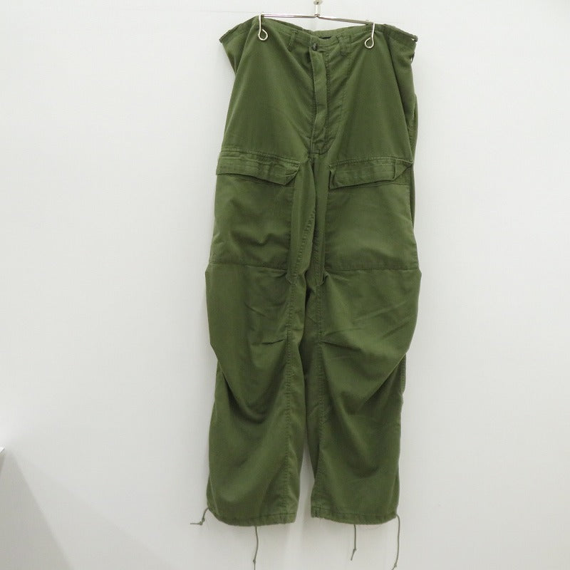 MILITARY衣料 | ミリタリーイリョウ アメリカ軍 ケミカル プロテクティブパンツ 70s パンツ カーキ サイズ：L【瀬戸大橋店】