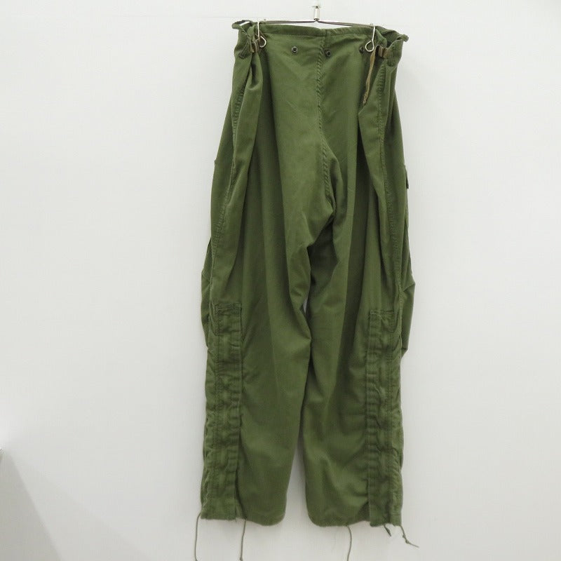 MILITARY衣料 | ミリタリーイリョウ アメリカ軍 ケミカル プロテクティブパンツ 70s パンツ カーキ サイズ：L【瀬戸大橋店】