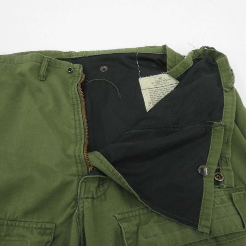 MILITARY衣料 | ミリタリーイリョウ アメリカ軍 ケミカル プロテクティブパンツ 70s パンツ カーキ サイズ：L【瀬戸大橋店】