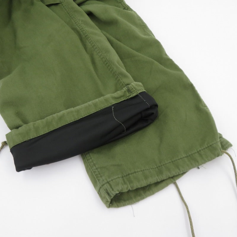 MILITARY衣料 | ミリタリーイリョウ アメリカ軍 ケミカル プロテクティブパンツ 70s パンツ カーキ サイズ：L【瀬戸大橋店】