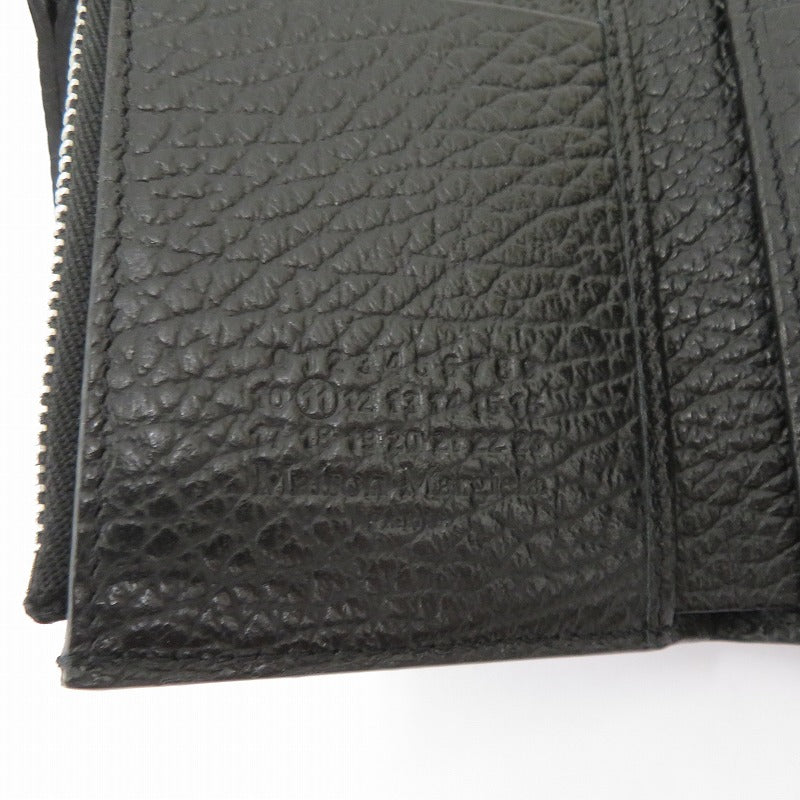 Maison Margiela | メゾンマルジェラ コンパクトウォレット 三つ折り財布 S35UI0444 ブラック【瀬戸大橋店】