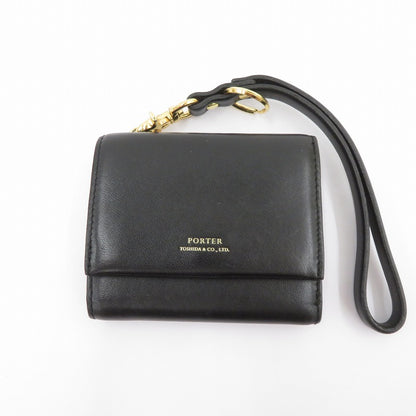 PORTER GIRL | ポーターガール UNI 三つ折り財布 284-01375 ブラック【瀬戸大橋店】