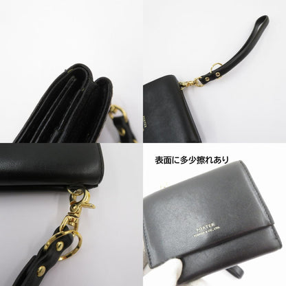 PORTER GIRL | ポーターガール UNI 三つ折り財布 284-01375 ブラック【瀬戸大橋店】