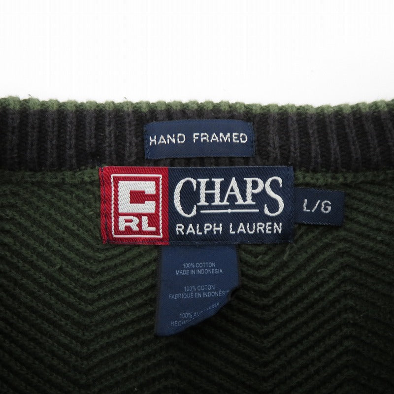 CHAPS RALPHLAUREN | チャプスラルフローレン セーター カーキ サイズ：L【瀬戸大橋店】