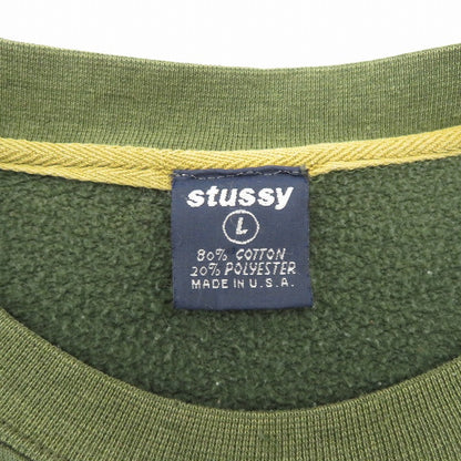 STUSSY | ステューシー 90S USA製 スウェット グリーン サイズ：L【瀬戸大橋店】