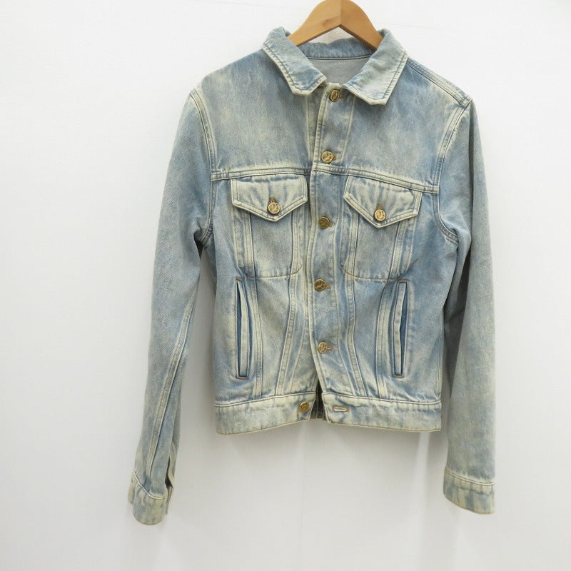 LOUIS VUITTON | ルイ・ヴィトン Double Front Virgil Abloh Denim Jacket ジャケット 19SS デニム HGA73WLVP ブルー サイズ：46【瀬戸大橋店】