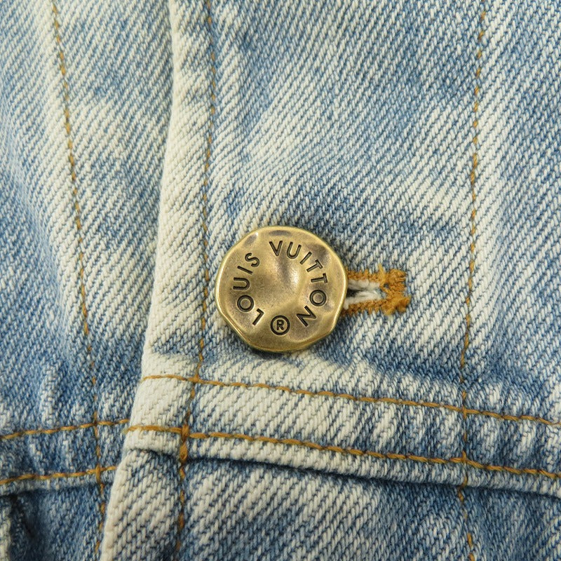 LOUIS VUITTON | ルイ・ヴィトン Double Front Virgil Abloh Denim Jacket ジャケット 19SS デニム HGA73WLVP ブルー サイズ：46【瀬戸大橋店】