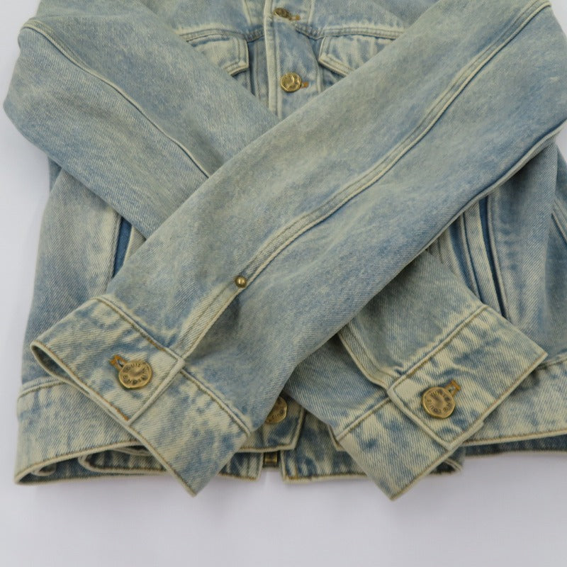 LOUIS VUITTON | ルイ・ヴィトン Double Front Virgil Abloh Denim Jacket ジャケット 19SS デニム HGA73WLVP ブルー サイズ：46【瀬戸大橋店】