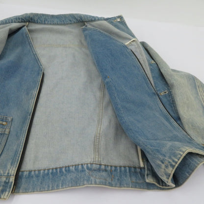 LOUIS VUITTON | ルイ・ヴィトン Double Front Virgil Abloh Denim Jacket ジャケット 19SS デニム HGA73WLVP ブルー サイズ：46【瀬戸大橋店】