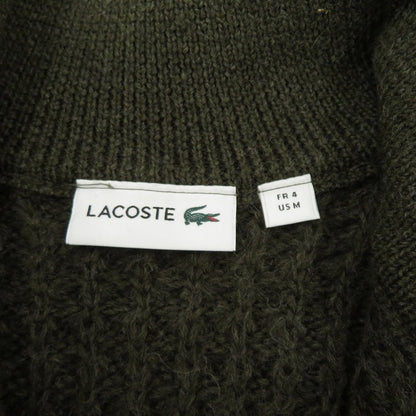 LACOSTE | ラコステ ウールニットカーディガン ニット AH9186 カーキ サイズ：4【瀬戸大橋店】