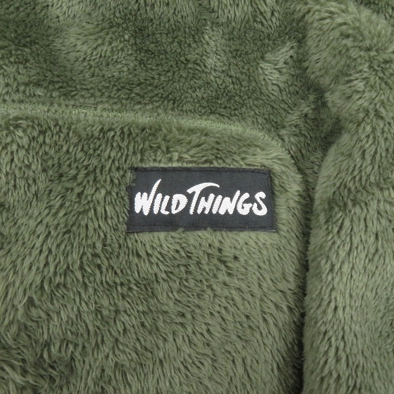 WILD THINGS | ワイルドシングス フリース ジャケット その他アウター WT21579KY-DI カーキ サイズ：L【瀬戸大橋店】