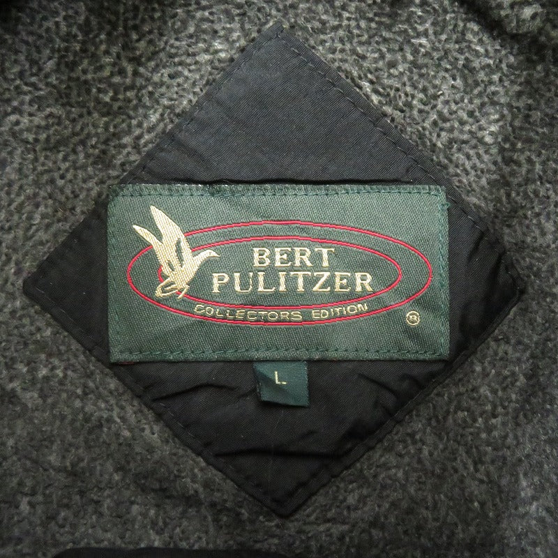 BERT PULITZER ナイロンジャケット ブラック サイズ：L【瀬戸大橋店】
